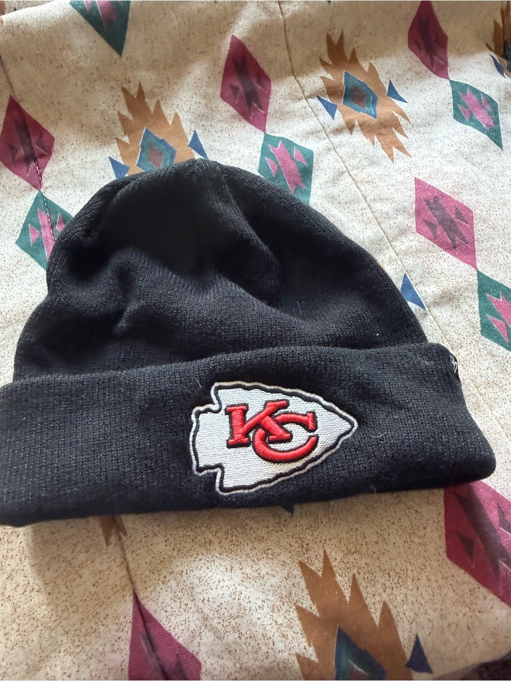 Kansas City Chiefs NFL Black Beanie Hat